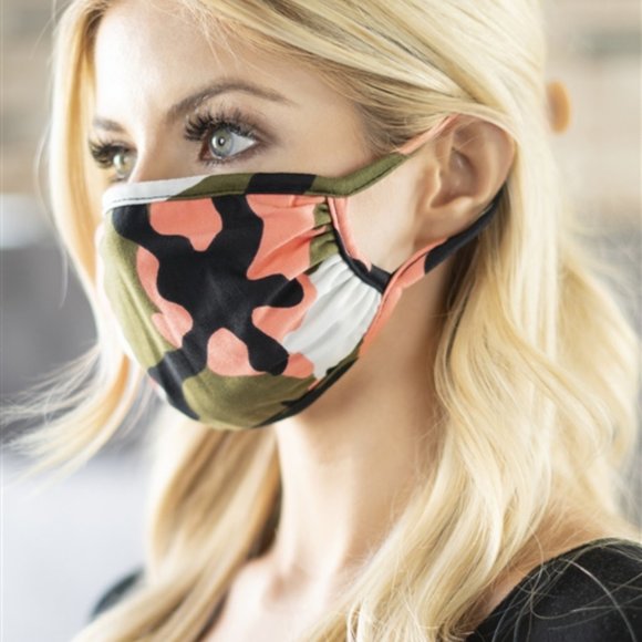 2 for 20! Camo print face mask - Picture 2 of 8